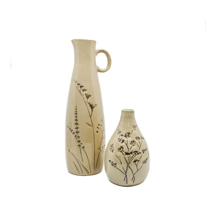 Cecil Brown Floral Vase
