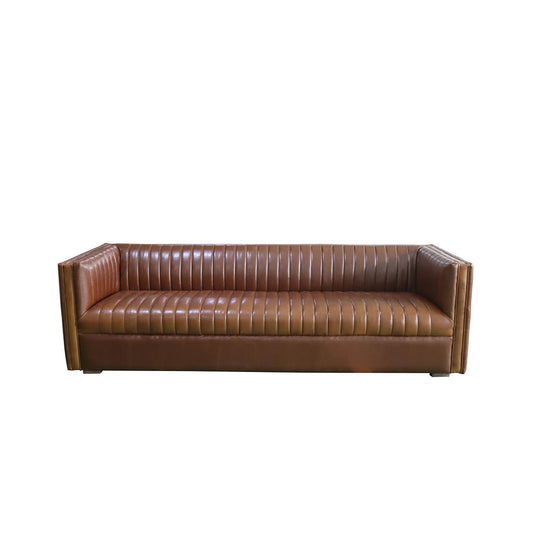 Channel Sofa - Camel Brown