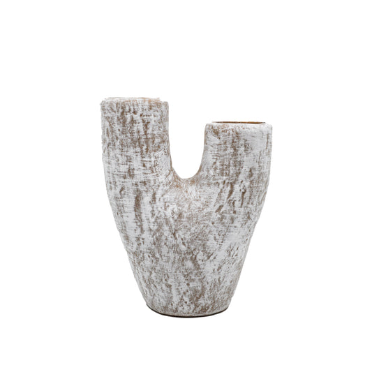 Coral White Vase