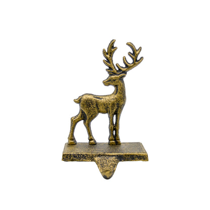 Gold Deer Stocking Holder