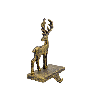 Gold Deer Stocking Holder