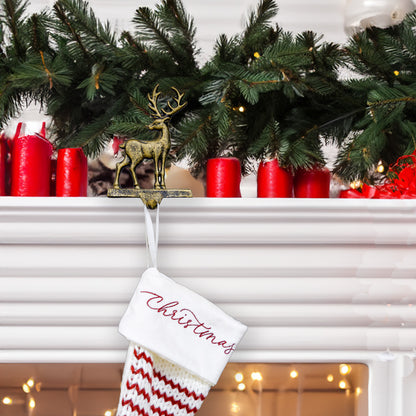 Gold Deer Stocking Holder