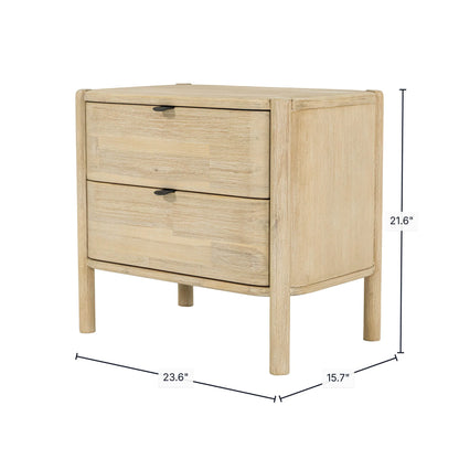Exposure 2 Drawer Nightstand