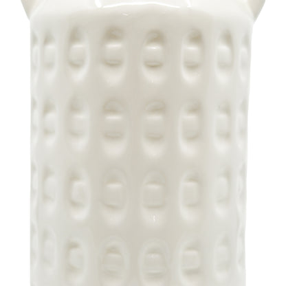 Finley Textured Vase - Cream