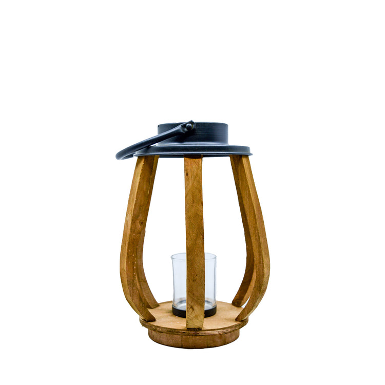 Fyre Wooden Lantern