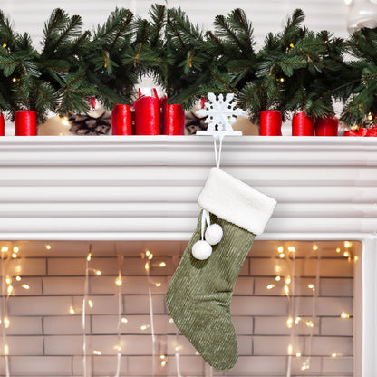 Green Corduroy Stocking