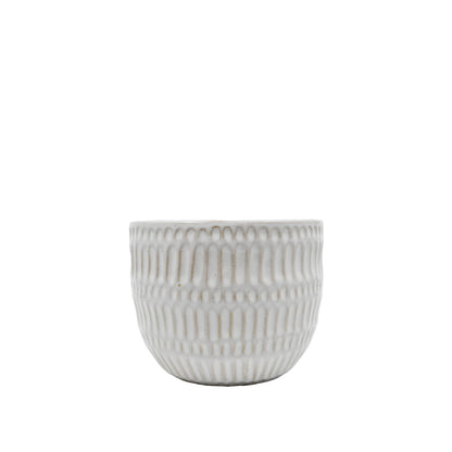 Hannah Beige Textured Pot