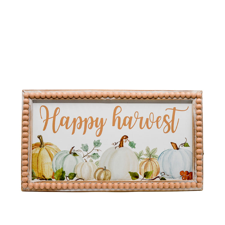 Happy Harvest Wooden Sign
