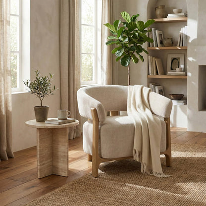 Harlow Club Chair | Barley Chenille