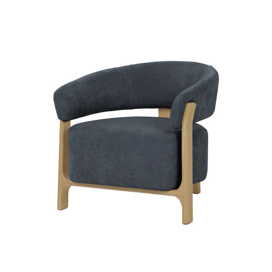 Harlow Club Chair | Spruce Grey Chenille