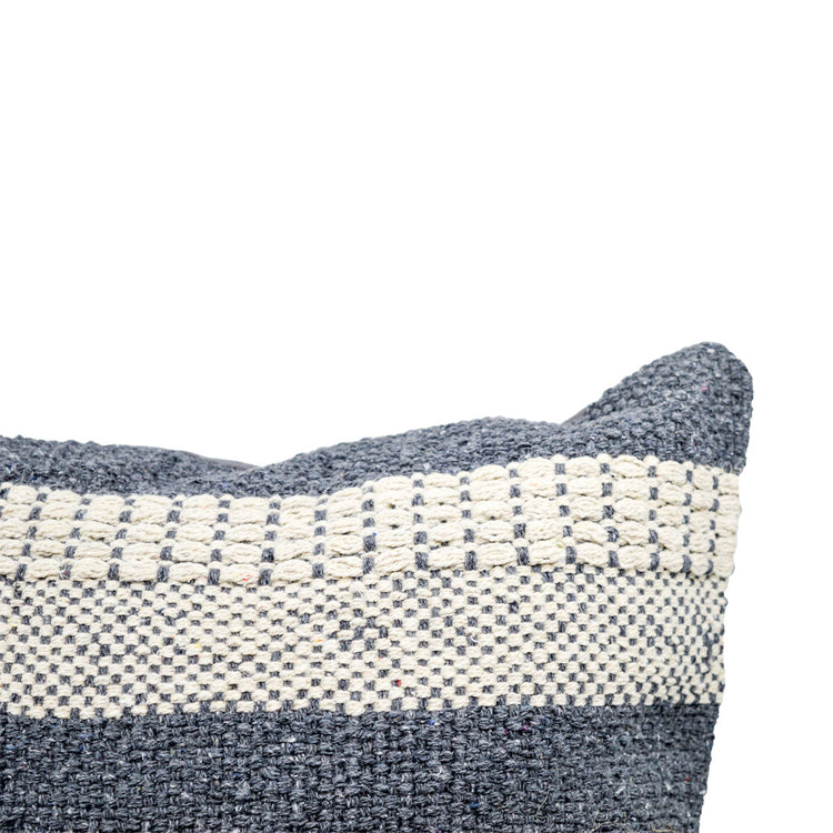 Harper Grey & Natural Textured Cushion