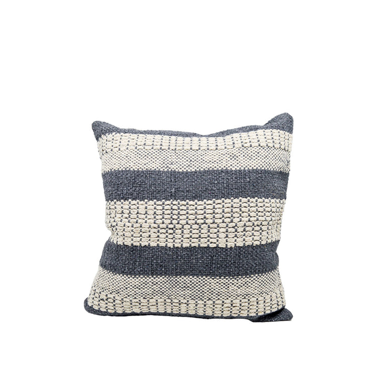 Harper Grey & Natural Textured Cushion