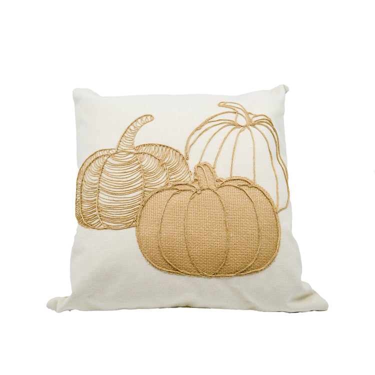 Harvest Pumpkin Motif Cushion
