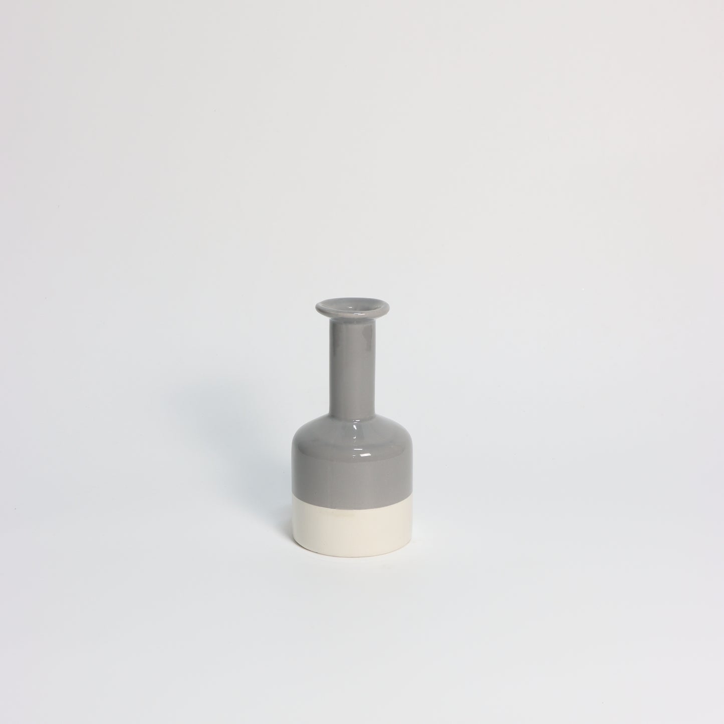 Stevie Two-Tone Modern Vase | Small