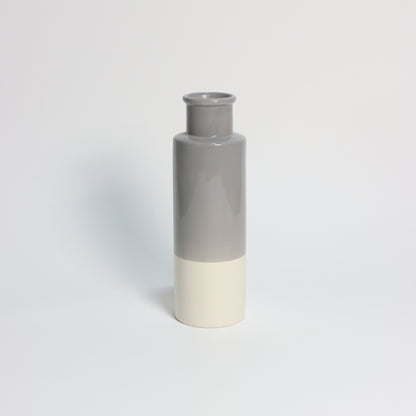 Stevie Two-Tone Modern Vase | Large