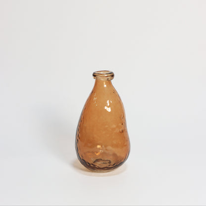 Campbell Amber Ripple Vase