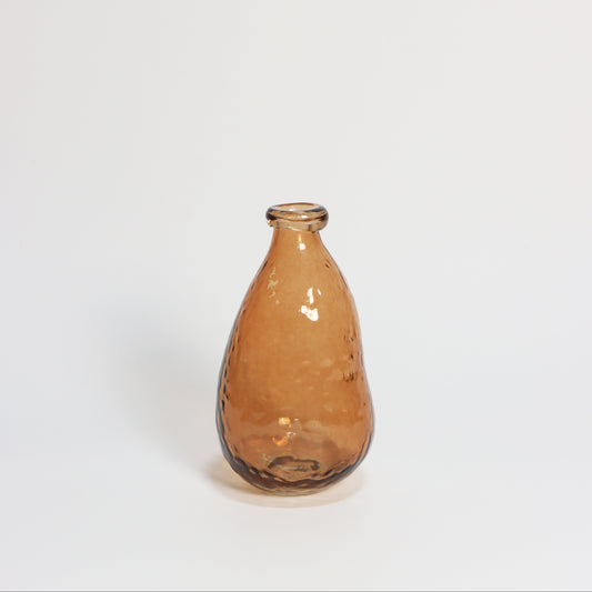 Campbell Amber Ripple Vase