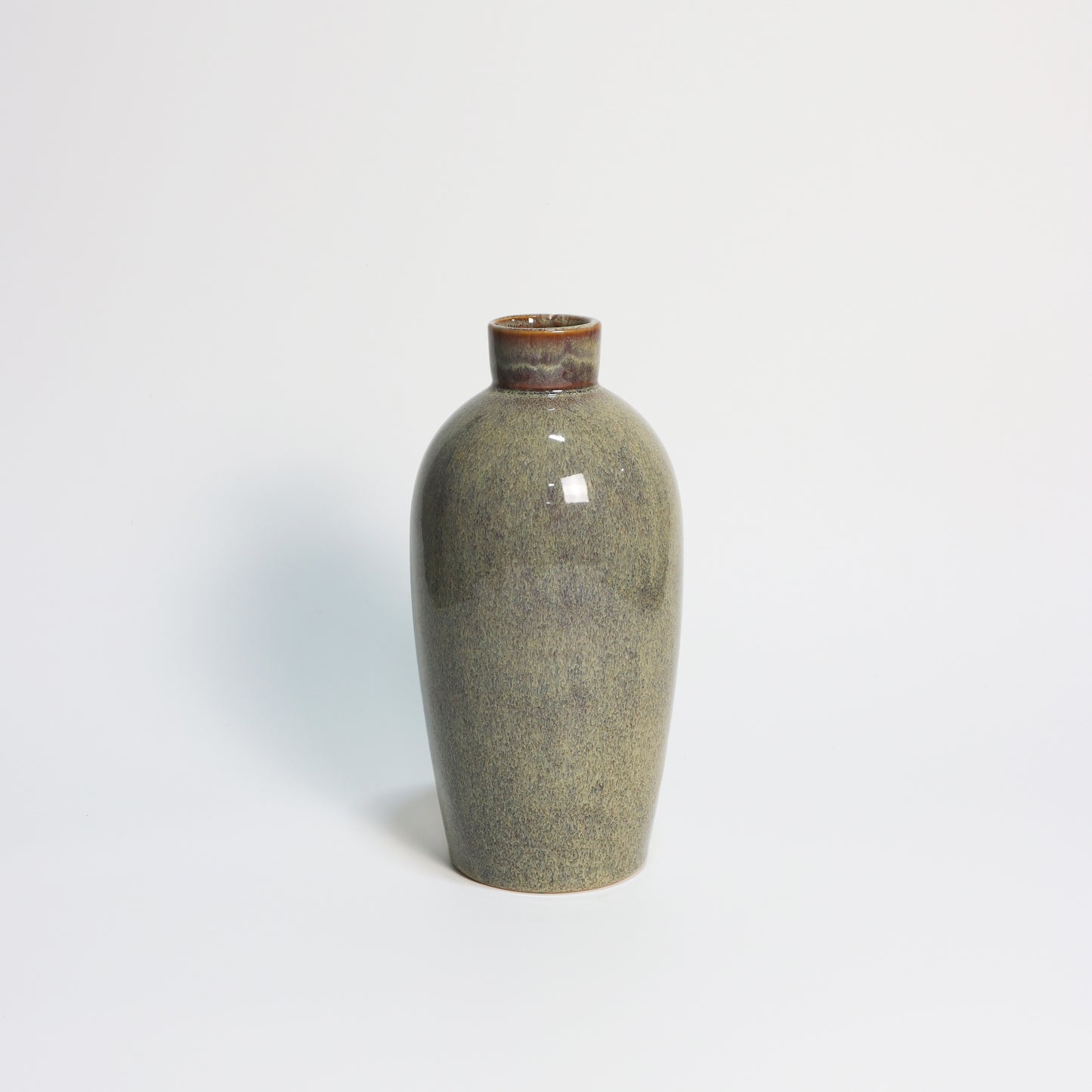 Gemma Taupe Ceramic Vase