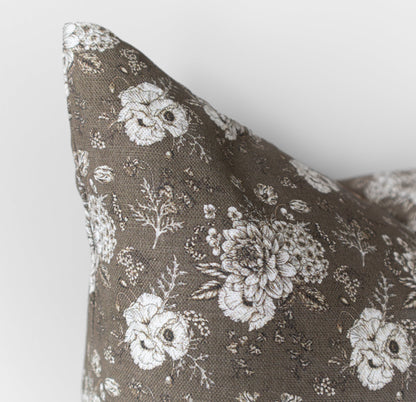 Elysia | Vintage Floral Pillow Cover
