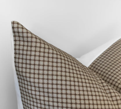 Elliott | Plaid Throw Pillow Cover
