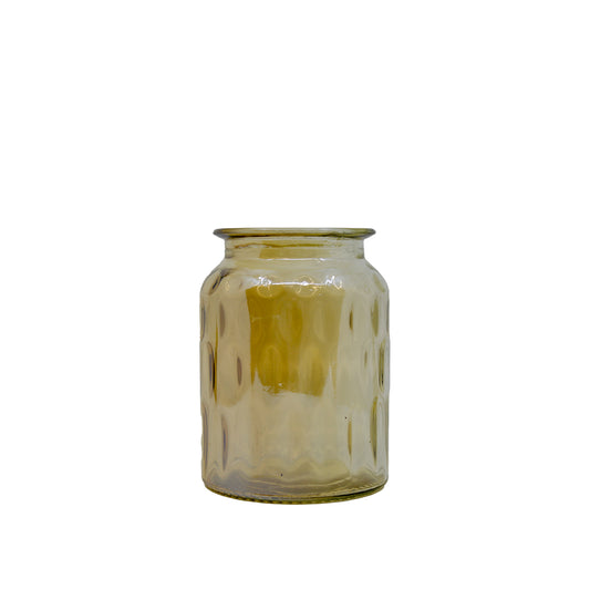 Joy Light Amber Glass Vase