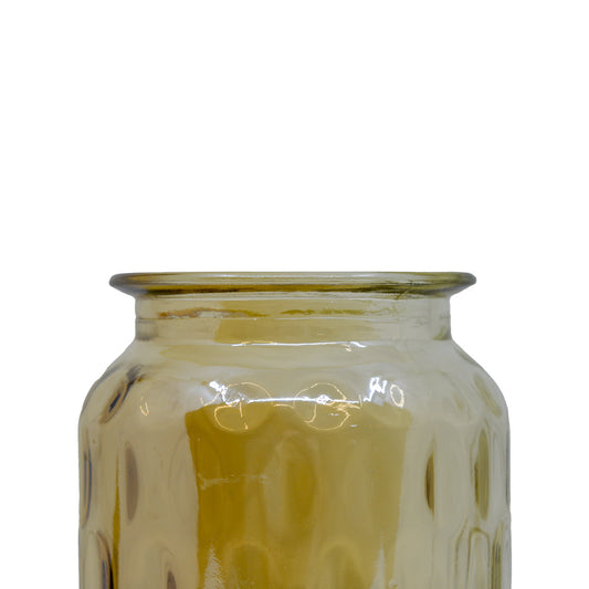 Joy Light Amber Glass Vase