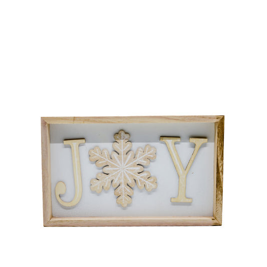 Joy Wooden Sign