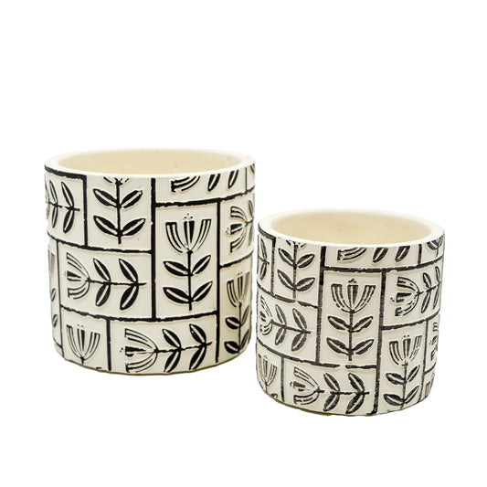 Juniper Engraved Pot Sm