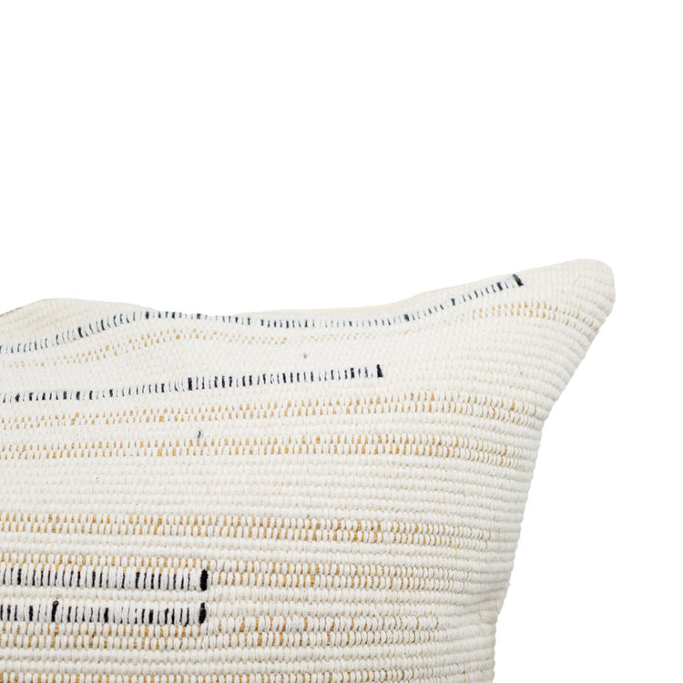 Leonie Natural Cushion with Stripes