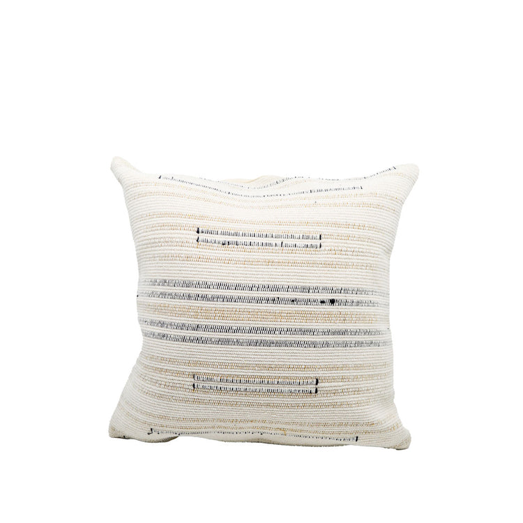 Leonie Natural Cushion with Stripes