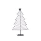 19" Black Metal Tree Decor