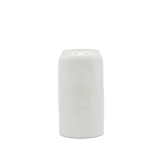 Lila White Textured Vase