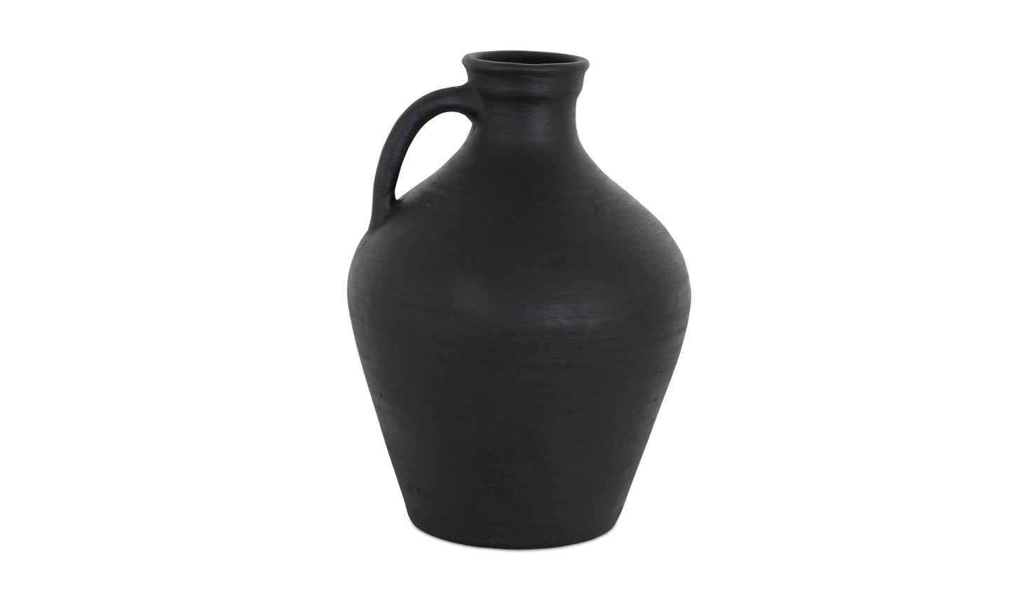 Lyra Vase | Black Terracotta