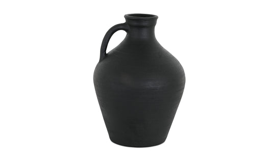 Lyra Vase | Black Terracotta