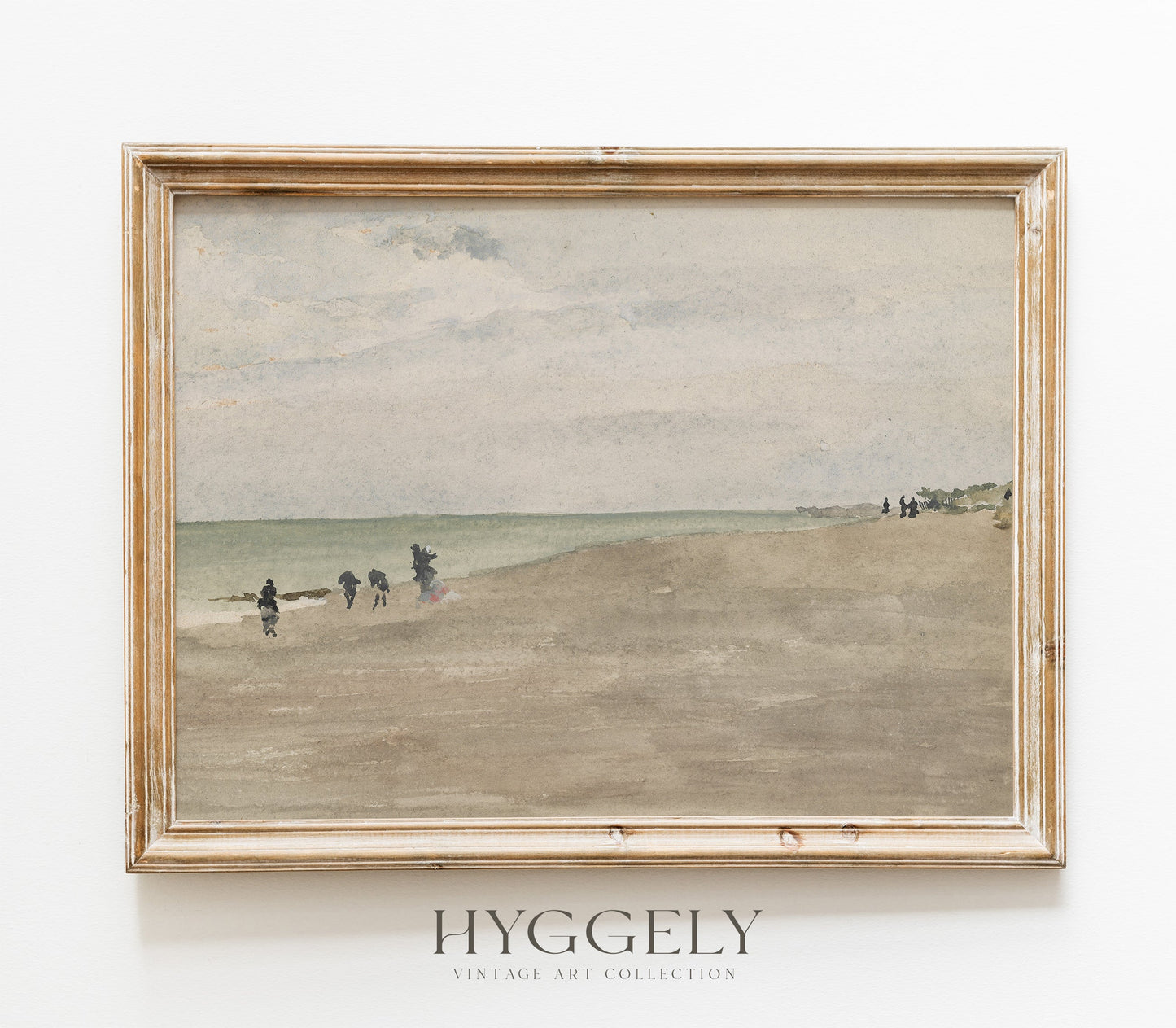 Vintage Nautical Landscape Art Print L0108