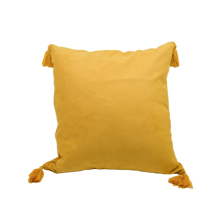 River Suedette Cushion - Mustard
