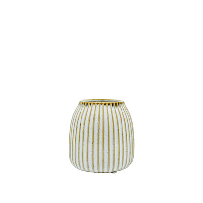 Natura Ribbed Vase - Short