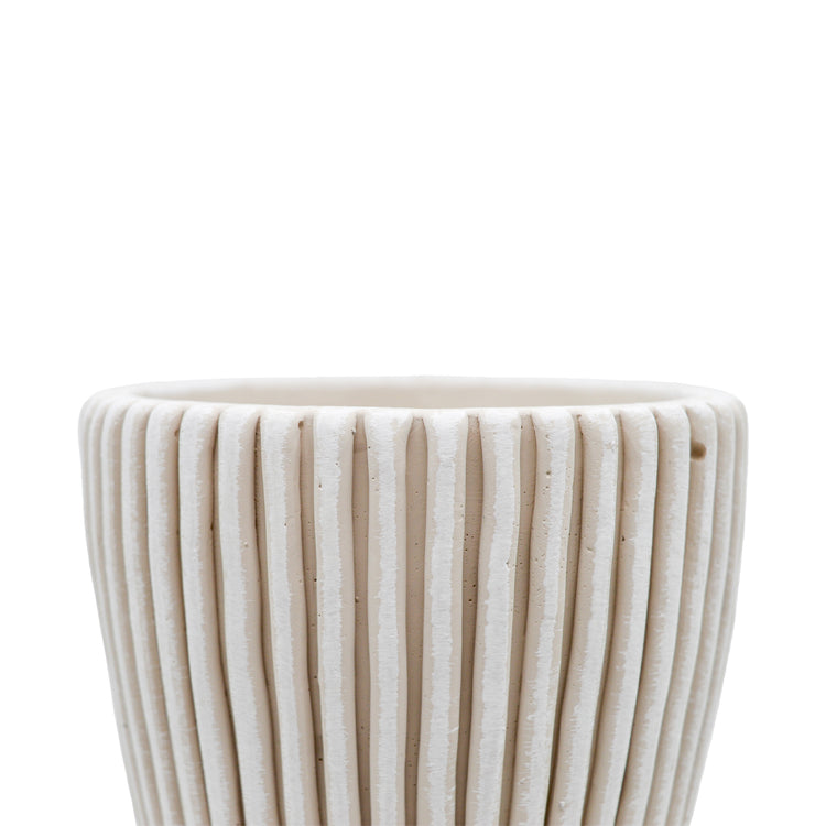 Penelope Ribbed Vase