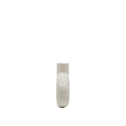 Pip Cream Loop Vase 5"