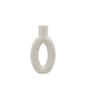 Pip Cream Loop Vase 6"