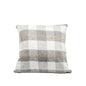 Grey & White Plaid Cushion