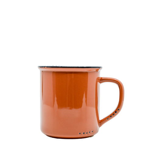 Portland Enamel Mug - Terracotta