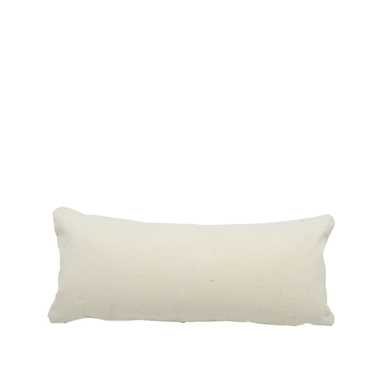 Postal Small Natural Cushion with Braided Trim