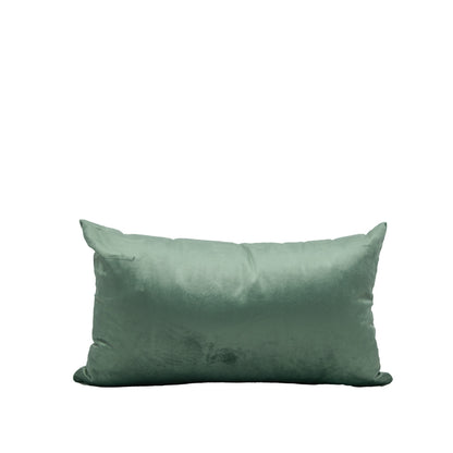 Rect Green Velvet Cushion