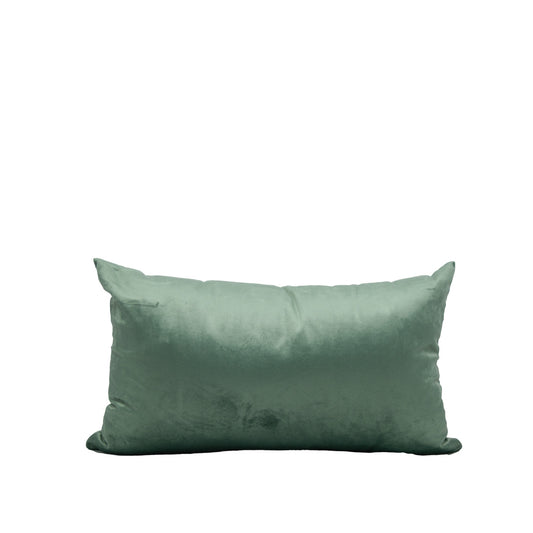 Rect Green Velvet Cushion