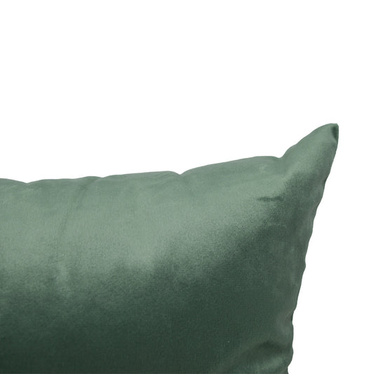 Rect Green Velvet Cushion