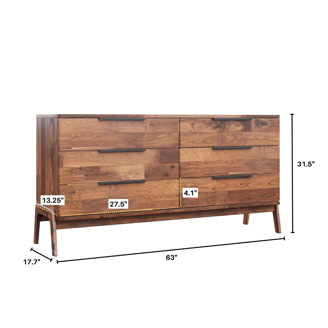 Remix 6 Drawer Dresser