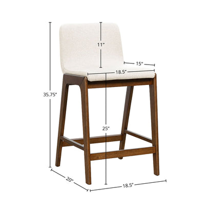Remix Counter Stool | Cream