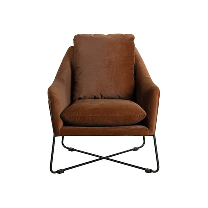 Rodolfo Lounge Chair | Cashmere Rust