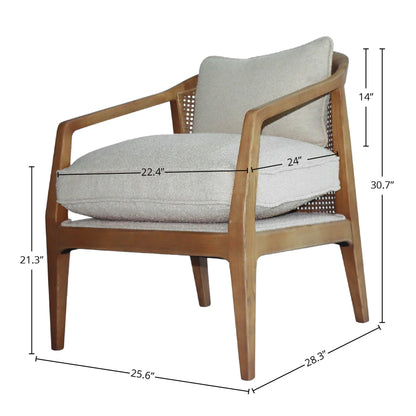 Rosa Club Chair | Sand Boucle
